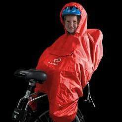 Rain Poncho, regnskydd för barnstol, röd - Cykelbarnstolar & Tillbehör - Rain Poncho, regnskydd för barnstol, röd