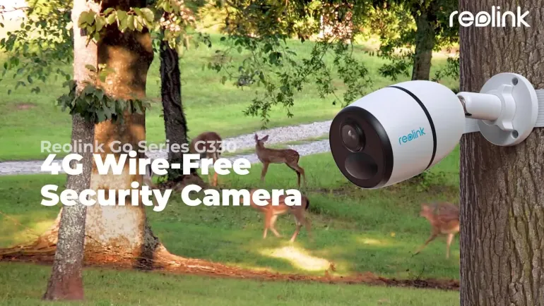 Reolink GO Plus Camo, batteridriven 4G-kamera - Viltkameror - Reolink GO Plus Camo, batteridriven 4G-kamera