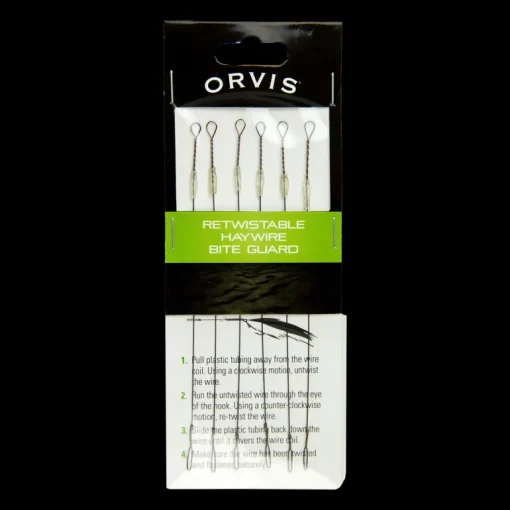 RETWISTABLE HAYWIRE BITE GUARD 8'' 38lb (20cm - Fluglina - RETWISTABLE HAYWIRE BITE GUARD 8'' 38lb (20cm