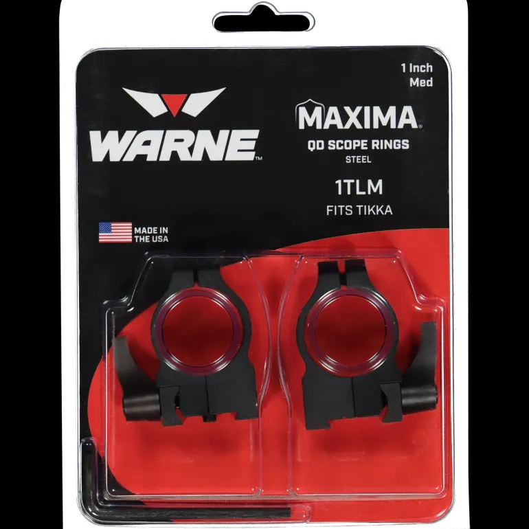 RING MAX HF STÅL TIKKA 1 MED. - Kikarmontage - RING MAX HF STÅL TIKKA 1 MED.