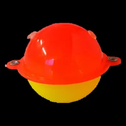 Round 25mm 2-p Yellow/Red, plastkula - Flöten & Kastdobb - Round 25mm 2-p Yellow/Red, plastkula