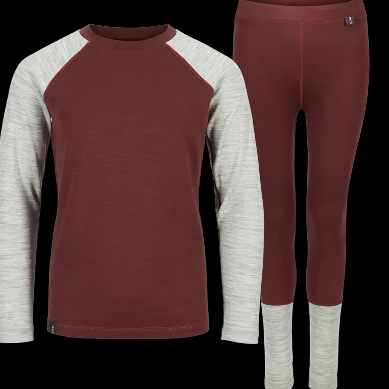 Røros 2,5 Layer Wool Set, ylleset junior - Underställ set - Røros 2,5 Layer Wool Set, ylleset junior