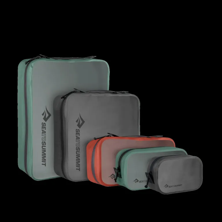 Sea To Summit Hydraulic Packcube Set 3 st, packpåsar - Diverse Vandringsutrustning - Sea To Summit Hydraulic Packcube Set 3 st, packpåsar