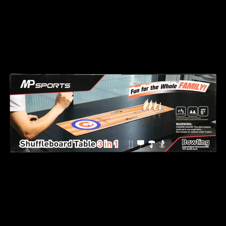 Shuffleboard 3IN1, multispelbord med shuffleboard, curling och bowling - Leksaker & Spel - Shuffleboard 3IN1, multispelbord med shuffleboard, curling och bowling