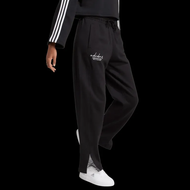 Signature Graphic Embroidery French Terry Straight Leg, jogginbyxor, dam - Fritidsbyxor - Signature Graphic Embroidery French Terry Straight Leg, jogginbyxor, dam