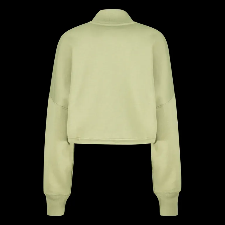 Signature Graphic Embroidery Fleece Crop Sweatshirt, tröja, dam - Fritidströjor - Signature Graphic Embroidery Fleece Crop Sweatshirt, tröja, dam