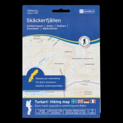 Skäckerfjällen 1:50 000, fjellkart Sverige - Kartor - Skäckerfjällen 1:50 000, fjellkart Sverige