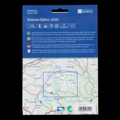 Skäckerfjällen 1:50 000, fjellkart Sverige - Kartor - Skäckerfjällen 1:50 000, fjellkart Sverige