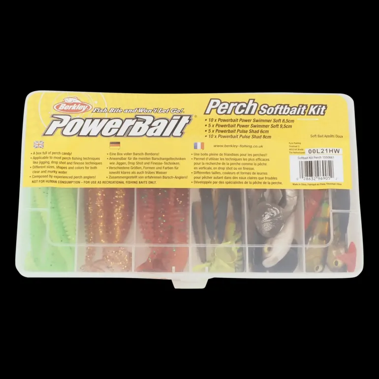 Softbait Kit ”perch”, softbaitset - Dragset - Softbait Kit ”perch”, softbaitset