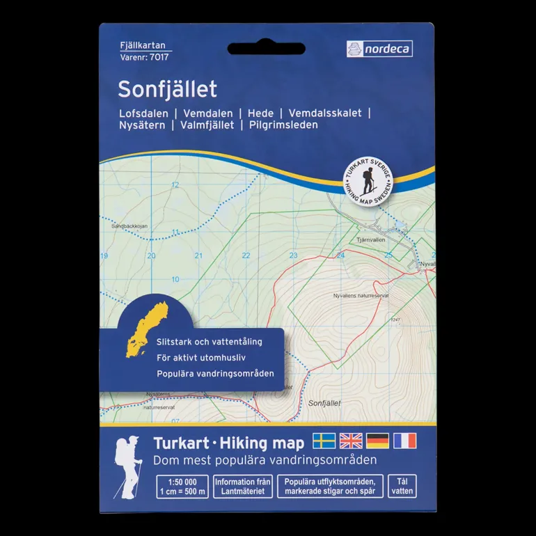 Sonfjället 1:50 000, fjellkart Sverige - Kartor - Sonfjället 1:50 000, fjellkart Sverige
