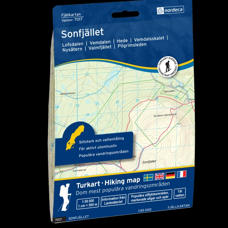 Sonfjället 1:50 000, fjellkart Sverige - Kartor - Sonfjället 1:50 000, fjellkart Sverige