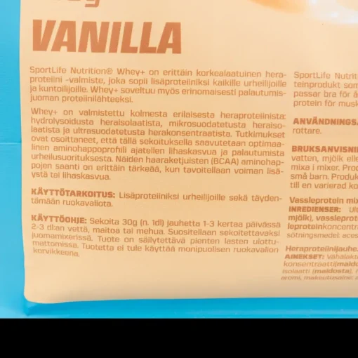 SportLife Whey+ - Proteiner - SportLife Whey+
