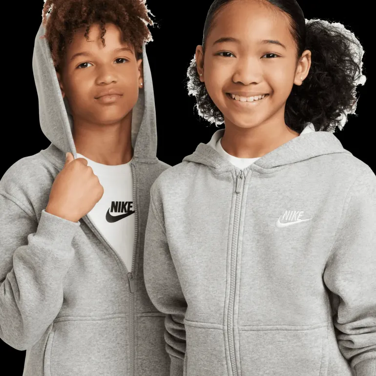 Sportswear Club Fleece, huvjacka junior - Fritidströjor - Sportswear Club Fleece, huvjacka junior