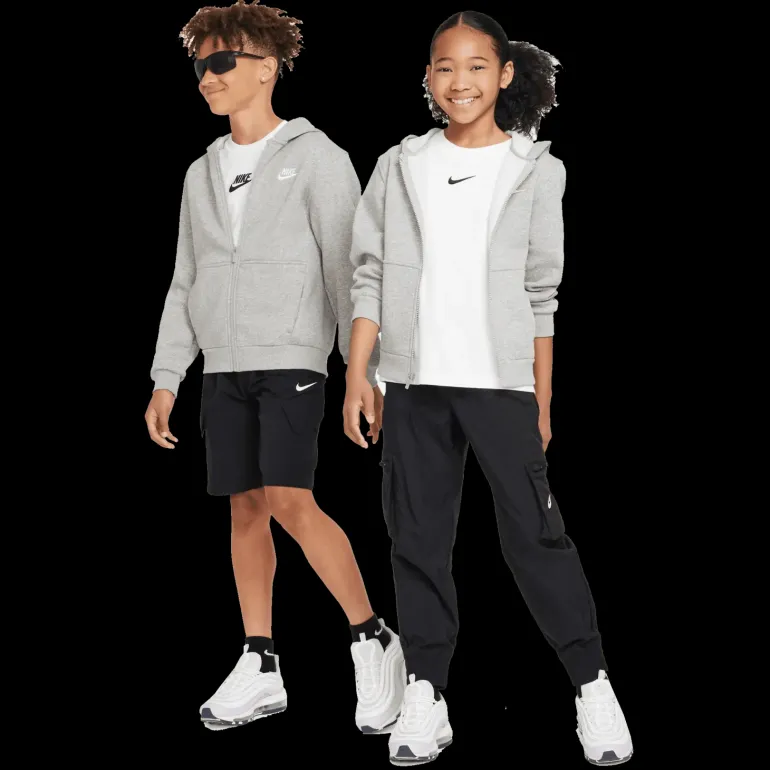 Sportswear Club Fleece, huvjacka junior - Fritidströjor - Sportswear Club Fleece, huvjacka junior