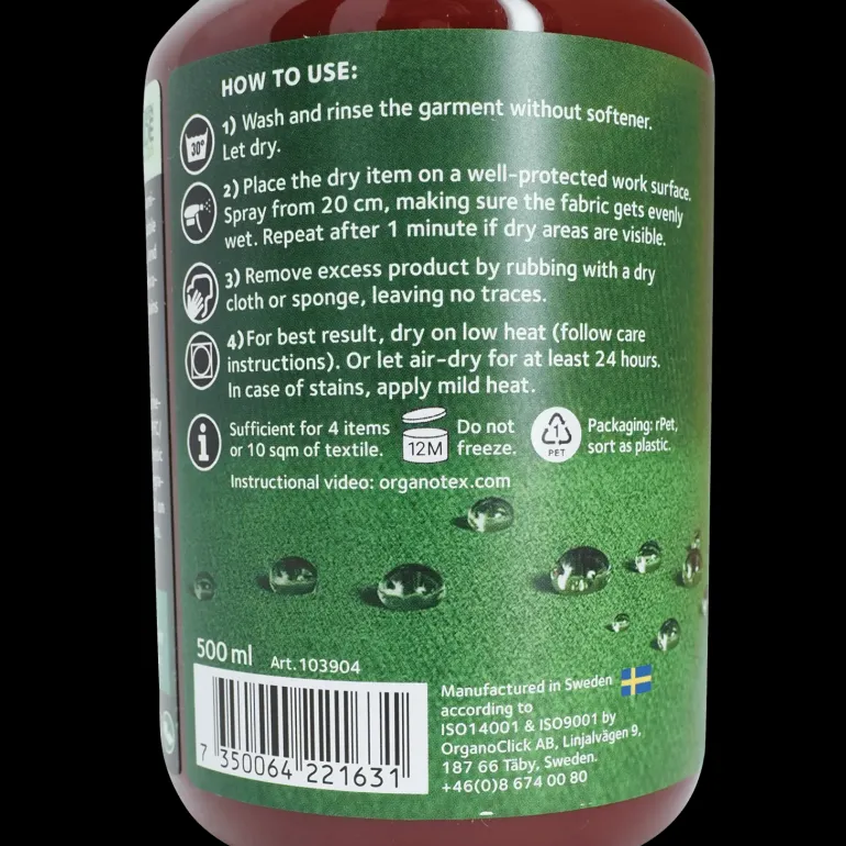 Spray-on Textile Waterproofing 500 ml 23/24, impregnering - Skovård - Spray-on Textile Waterproofing 500 ml 23/24, impregnering