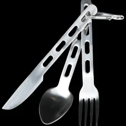 S/S cutlery with carabiner, bestickset - Kokkärl & Bestick - S/S cutlery with carabiner, bestickset