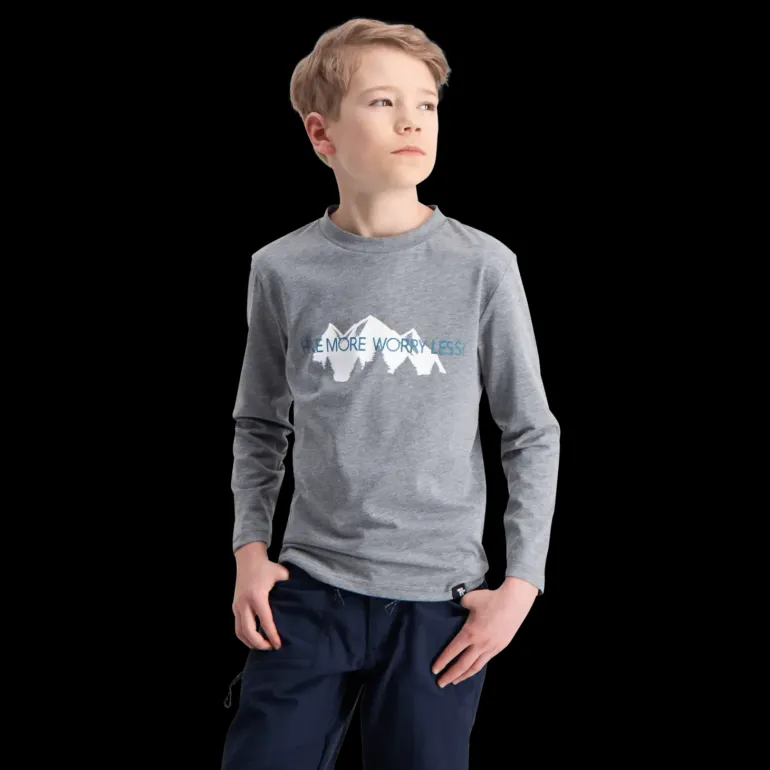 Storsola Printed Long Sleeve, tröja junior - Fritids-T-Shirts - Storsola Printed Long Sleeve, tröja junior