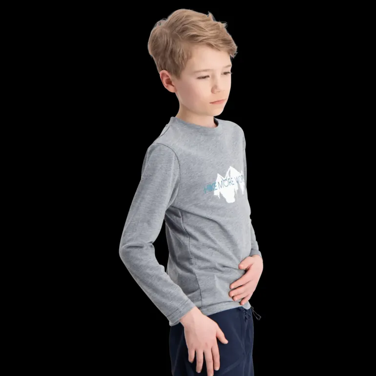 Storsola Printed Long Sleeve, tröja junior - Fritids-T-Shirts - Storsola Printed Long Sleeve, tröja junior