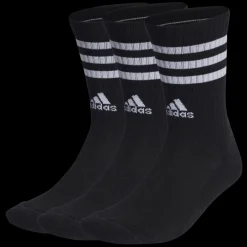 3-Stripes Cushioned Crew Socks 3 Pairs, tennisstrumpor, unisex - Strumpor - 3-Stripes Cushioned Crew Socks 3 Pairs, tennisstrumpor, unisex