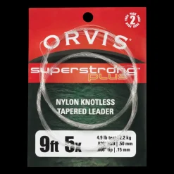 Super Strong Knotless Leaders 2-pack, 9', 3x - Fluglina - Super Strong Knotless Leaders 2-pack, 9', 3x