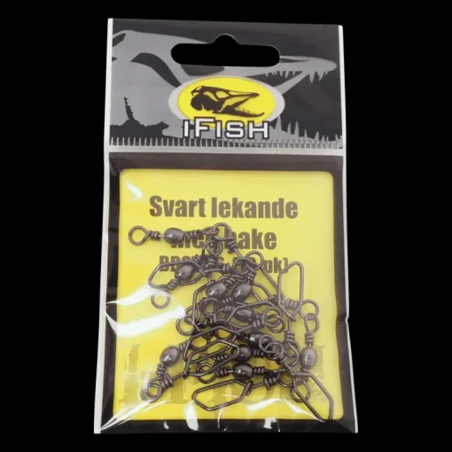 Swivel Black, snapswivel - Diverse Fiskeutrustning -  Swivel Black, snapswivel