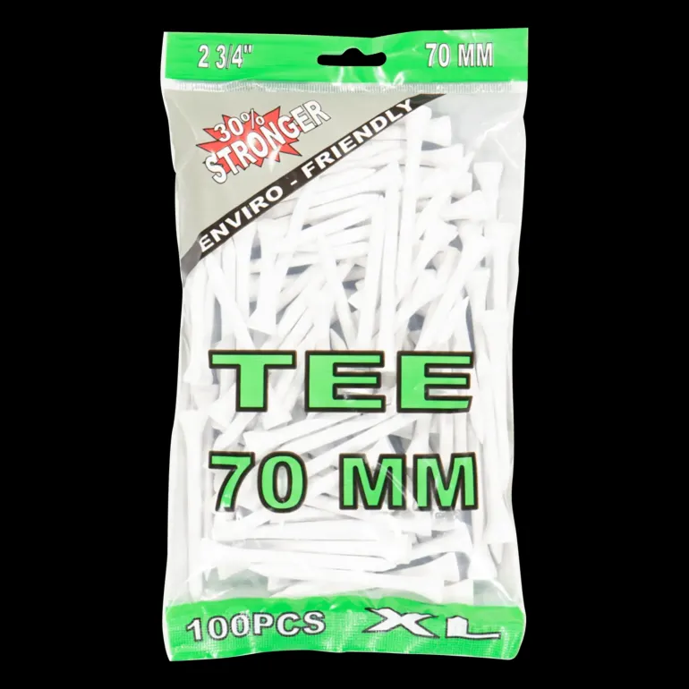 Tees 2 3/4 100 pack (70mm), peggar - Golftillbehör - Tees 2 3/4 100 pack (70mm), peggar