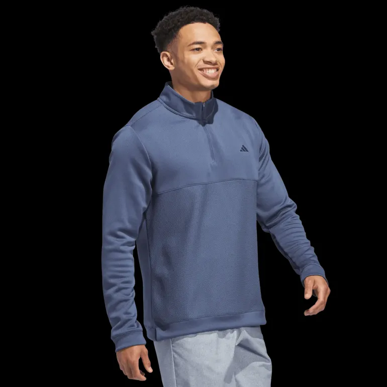 Textured Quarter Zip, golftröja, herr - Jackor & Överdelar - Textured Quarter Zip, golftröja, herr
