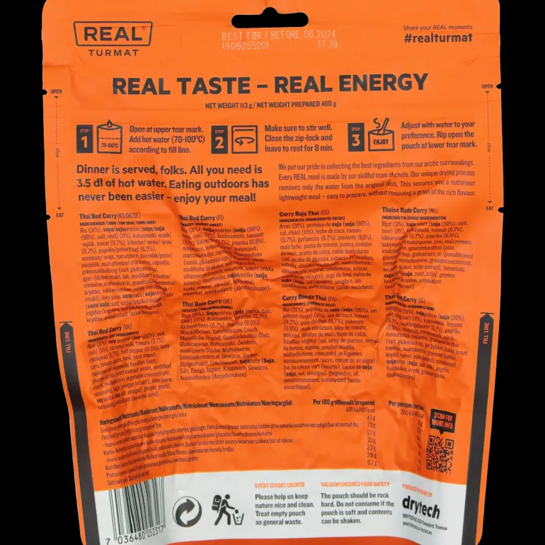 Thai Red Curry, turmat - Frystorkad Mat - Thai Red Curry, turmat