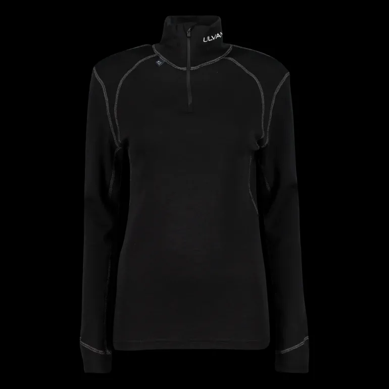 Thermo Turtle Neck W/zip, ulltröja dam - Överdelar Ull Dam - Thermo Turtle Neck W/zip, ulltröja dam