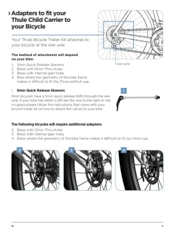 Thule Shimano E-Thru Axle Adapter, cykelvagnsadapter - Vagntillbehör - Thule Shimano E-Thru Axle Adapter, cykelvagnsadapter