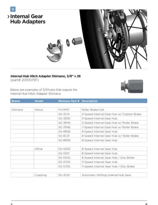 Thule Shimano E-Thru Axle Adapter, cykelvagnsadapter - Vagntillbehör - Thule Shimano E-Thru Axle Adapter, cykelvagnsadapter