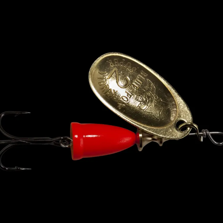 Vibrax röd/guld nr 2 - Spinnare - Vibrax röd/guld nr 2