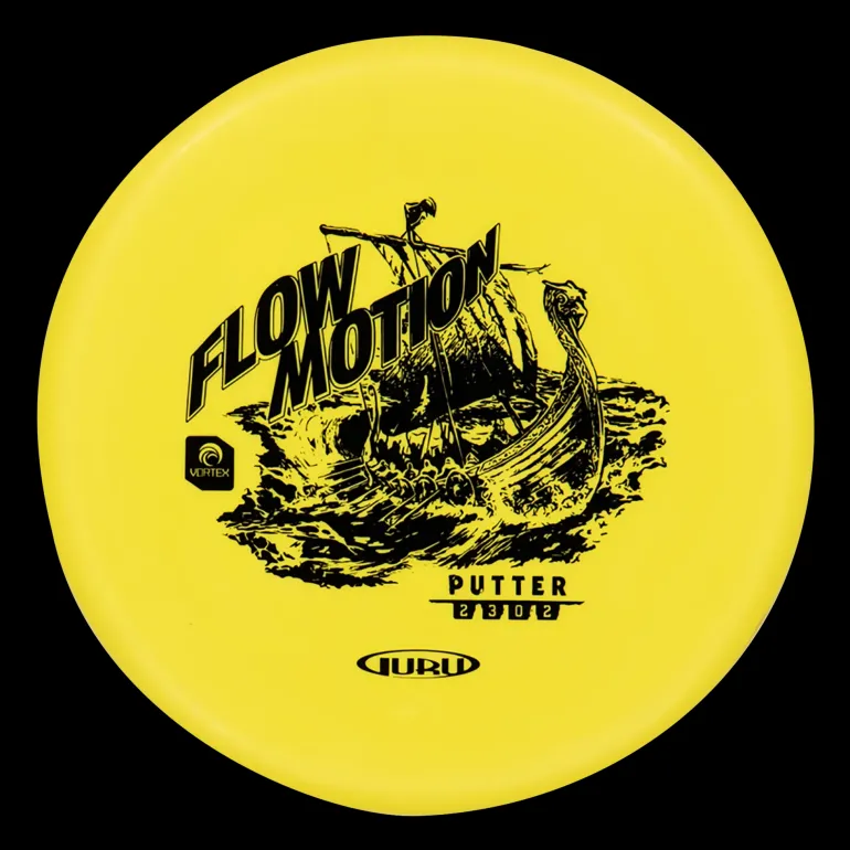 Vortex Line Putter Flow Motion, 165-170g, Yellow, putter frisbeegolf - Discgolf - Vortex Line Putter Flow Motion, 165-170g, Yellow, putter frisbeegolf