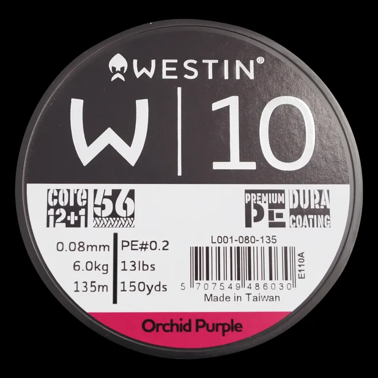 W10 13 Braid Orchid 0.08mm 135m 6.0kg, fiskelina multifilament - Fiskelina- & Tafs - W10 13 Braid Orchid 0.08mm 135m 6.0kg, fiskelina multifilament