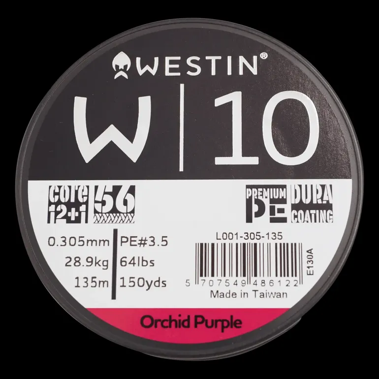 W10 13 Braid Orchid 0.305mm 135m 28.9kg, fiskelina multifilament - Fiskelina- & Tafs - W10 13 Braid Orchid 0.305mm 135m 28.9kg, fiskelina multifilament