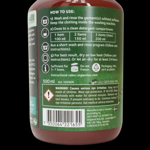 Wash-in Textile Waterproofing 500 ml 23/24, tvättmedel - Skovård - Wash-in Textile Waterproofing 500 ml 23/24, tvättmedel