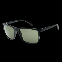 14 Waye Matt Black With Green Lens, solglasögon, unisex - Lifestyle - 14 Waye Matt Black With Green Lens, solglasögon, unisex