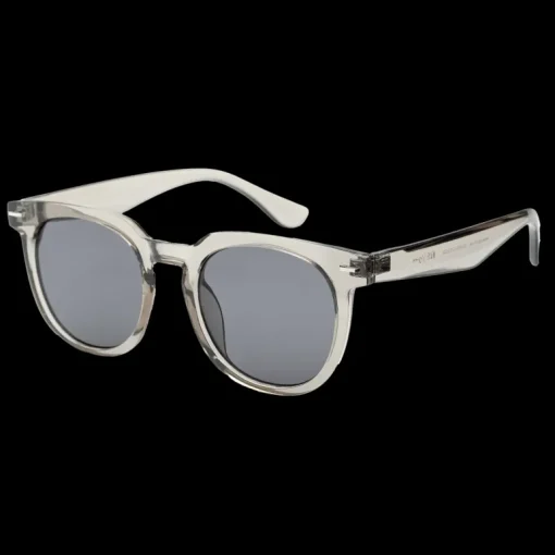 008 Waye Transparent Grey Frame With Smoke Lens, solglasögon, unisex - Lifestyle - 008 Waye Transparent Grey Frame With Smoke Lens, solglasögon, unisex