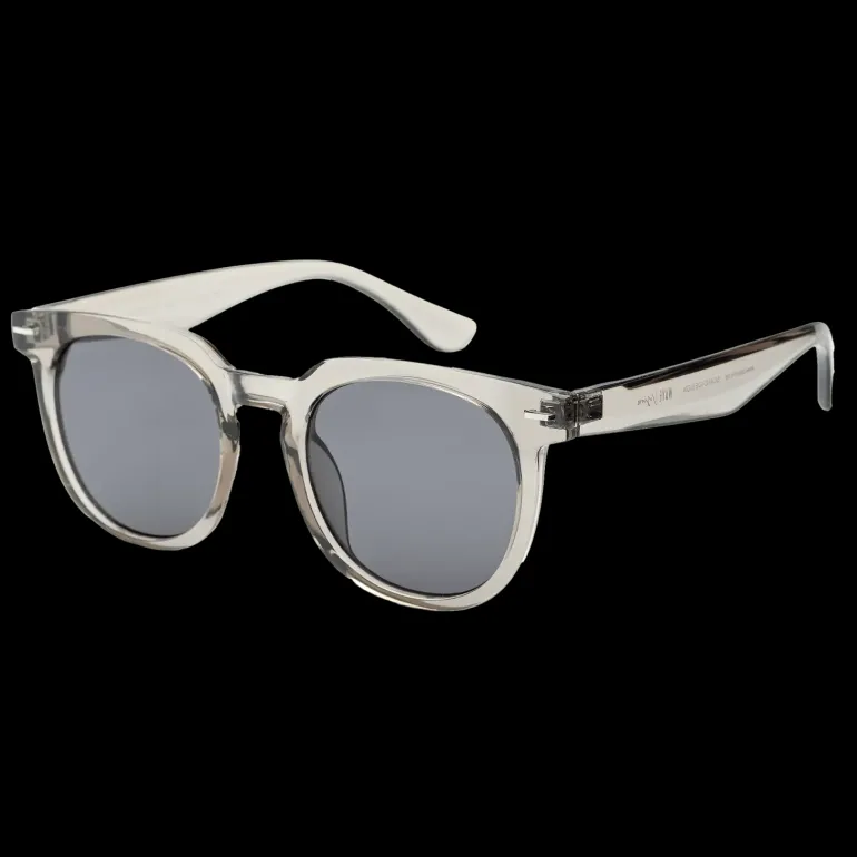 008 Waye Transparent Grey Frame With Smoke Lens, solglasögon, unisex - Lifestyle - 008 Waye Transparent Grey Frame With Smoke Lens, solglasögon, unisex