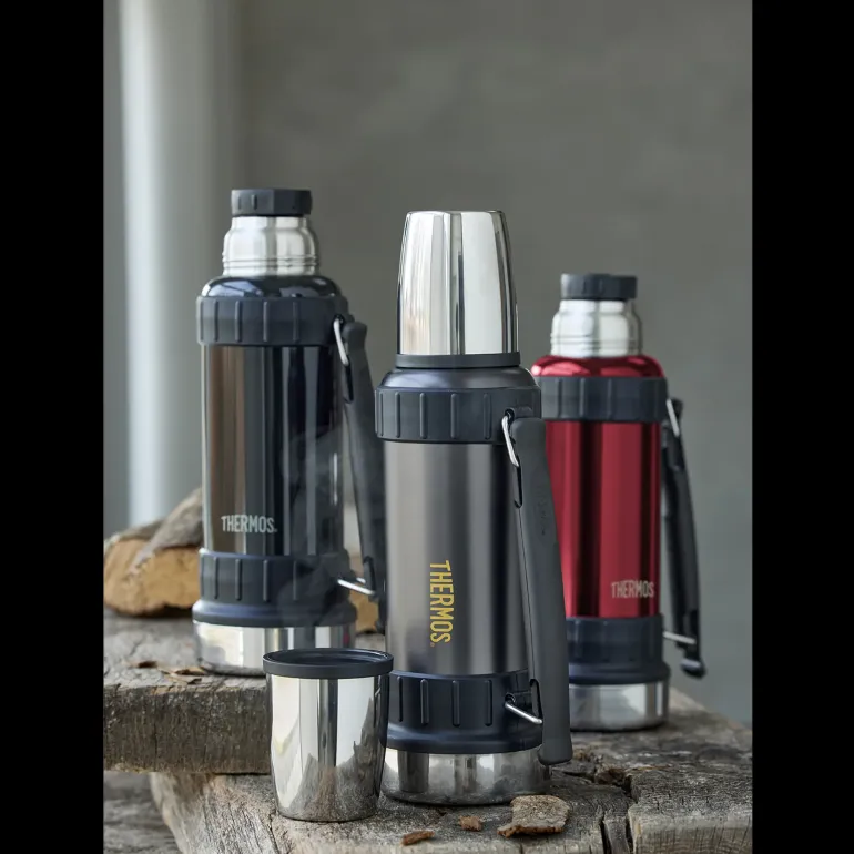 Work Berverage Flask 1.2 Dark Grey, termos - Termos - Work Berverage Flask 1.2 Dark Grey, termos