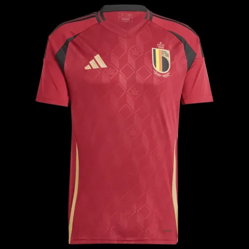 Belgium Home Jersey / EURO24, fotbollsdräkt, herr - Landslag - Belgium Home Jersey / EURO24, fotbollsdräkt, herr