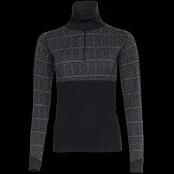 Dalen 2-layer Wool Polo Zip, ulltröja, dam - Överdelar Ull Dam - Dalen 2-layer Wool Polo Zip, ulltröja, dam