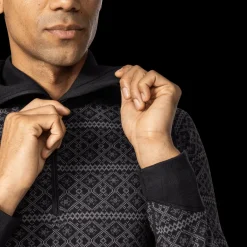 Dalen 2-layer Wool Polo Zip, ulltröja, herr - Överdelar Ull Herr - Dalen 2-layer Wool Polo Zip, ulltröja, herr