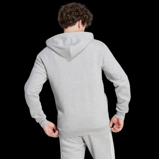 Essential Fleece 3-Stripes Full Zip, hoodie, herr - Hoodtröjor - Essential Fleece 3-Stripes Full Zip, hoodie, herr