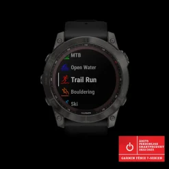 Fenix 7X,Saph/Carbon Gray/Ti w/Silcone Band, multisportklocka, unisex - Pulsklocka - Fenix 7X,Saph/Carbon Gray/Ti w/Silcone Band, multisportklocka, unisex