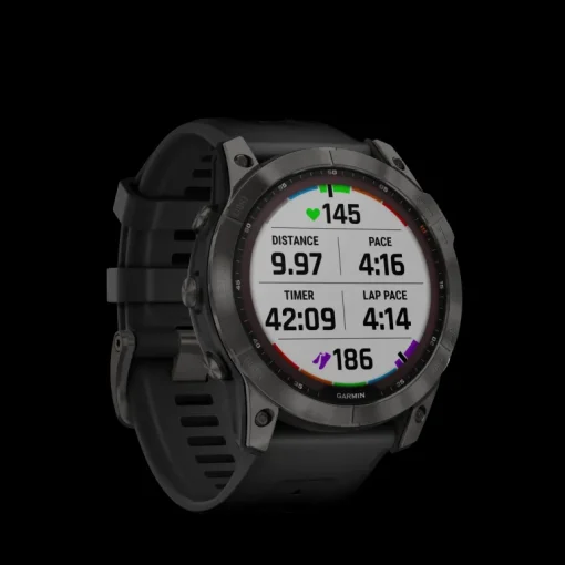 Fenix 7X,Saph/Carbon Gray/Ti w/Silcone Band, multisportklocka, unisex - Pulsklocka - Fenix 7X,Saph/Carbon Gray/Ti w/Silcone Band, multisportklocka, unisex