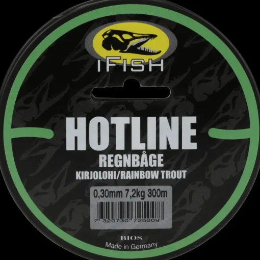 Hot Line, Regnbåge 300m 0,30mm - Fiskelina- & Tafs - Hot Line, Regnbåge 300m 0,30mm