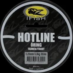 Hot Line, Öring 350m 0,25mm - Fiskelina- & Tafs - Hot Line, Öring 350m 0,25mm