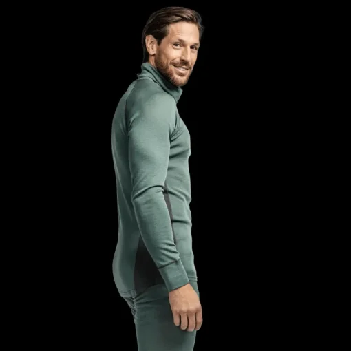 Laajias Merino Wool Polo Zip, ulltröja, herr - Överdelar Ull Herr - Laajias Merino Wool Polo Zip, ulltröja, herr
