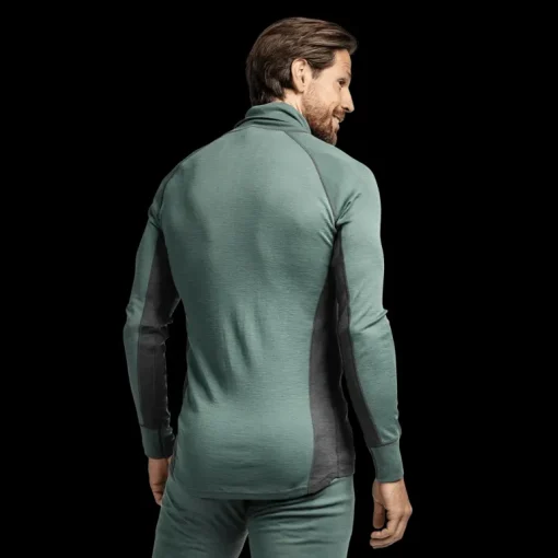 Laajias Merino Wool Polo Zip, ulltröja, herr - Överdelar Ull Herr - Laajias Merino Wool Polo Zip, ulltröja, herr